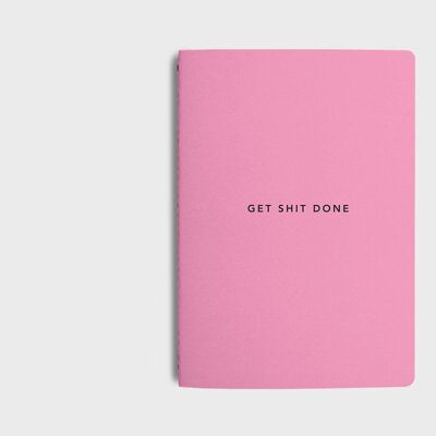 MiObjetivos | Nuevas combinaciones de colores - Cuaderno Get Shit Done To-Do-List - A6 - Rosa intenso