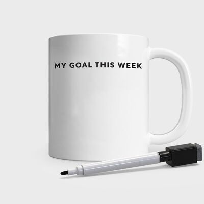 Pikkii | Tasse et stylo Mon objectif cette semaine