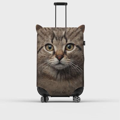 Pikkii | Animal Suitcase Cover Cat / Pug - L - CAT