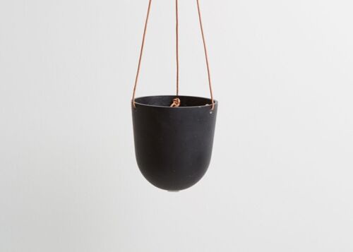 Capra Designs | Block Colour Hanging Planter  - Block Color Hanging Planter Midnight