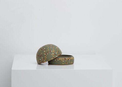 Capra Designs | Dome Keepsake Box - Dome Keepsake Box Agave Terrazzo