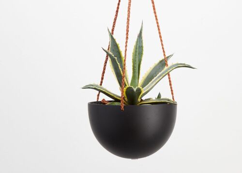 Capra Designs | Block Colour Dome Hanging Planter - Block Color Dome Hanging Planter Midnight