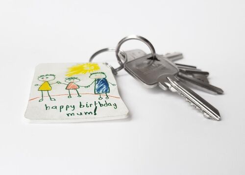 Pikkii | DIY Shrink Keyring Kit  - Kids Drawing