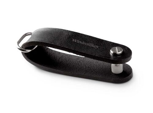 Windmillkey - Key Organiser- BLACK LEATHER