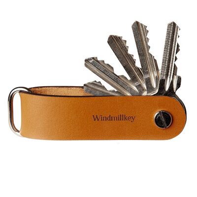 Windmillkey - Key Organiser- TAN LEATHER