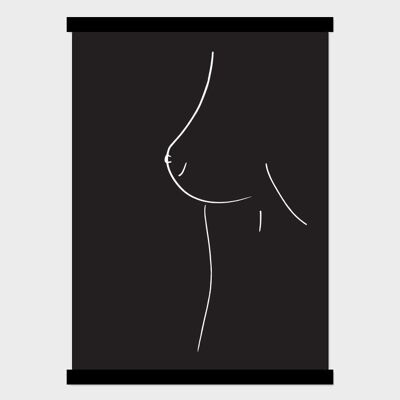 MOXON | Stampa artistica A3 di donna nuda
