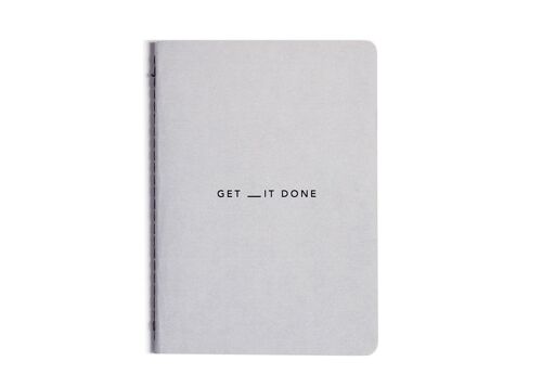 MiGoals | Get _it Done To-Do-List Notebook - A6 / GREY