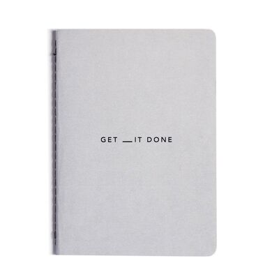 MiGoals | Get _it Done To-Do-List Notebook - A6 / GREY