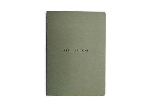 MiGoals | Get _it Done To-Do-List Notebook - A5 / KHAKI