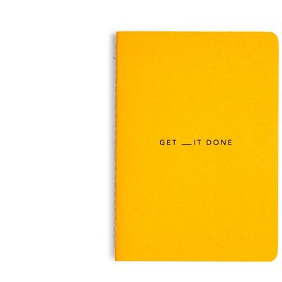 MiGoals | Get _it Done To-Do-List Notebook - A6 / YELLOW