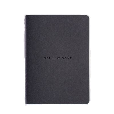 MiObjetivos | Get _it Done To-Do-List Notebook - A6 / NEGRO
