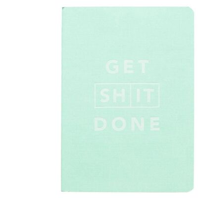 MiGoals | Get Shit Done To-Do-List Notebook (classic) - A6 / MINT