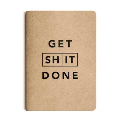 MiObjetivos | Cuaderno Get Shit Done To-Do-List (clásico) - A5 / KRAFT