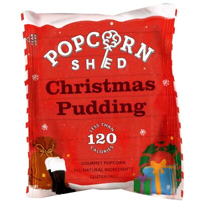 Vegan Christmas Pudding Gourmet Popcorn Snack Pack