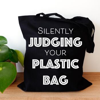 Tote bag - Juger en plastique 4