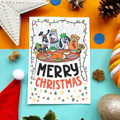 Christmas Edible Card for Dogs Turkey Flavour