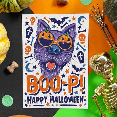 Halloween Edible Card for Dogs Chicken Flavour