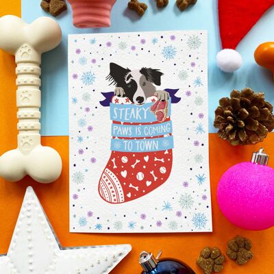 Scoff Paper - Edible Beef Flavoured Christmas Card For Dogs