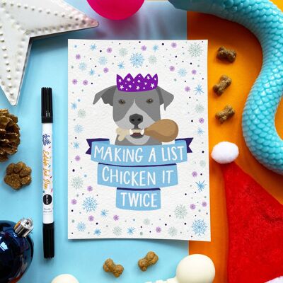 Scoff Paper - Edible Chicken Flavoured Christmas Card