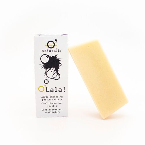 Après-shampoing solide naturel O'Lala!, parfum vanille