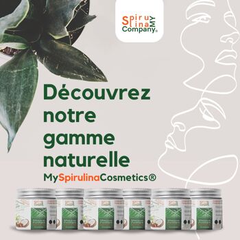 MySpirulinaCompany® | Masque Capillaire Fortifiant | 10% de Spiruline | Naturel | Cheveux Gras | 250ml | Made in France 2