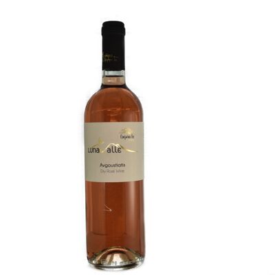 Greek Wine LUNA VALLE 21 ' Dry Rosé Wine ' recommended as an aperitif '
