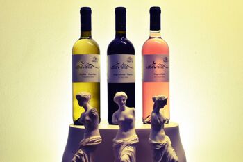 Vin Grec TRILOGIE LUNA VALLE 21 '  Vins  Blanc Rosé Rouge 1