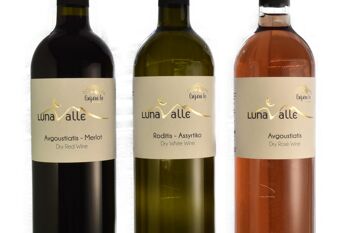 Vin Grec TRILOGIE LUNA VALLE 21 '  Vins  Blanc Rosé Rouge 2