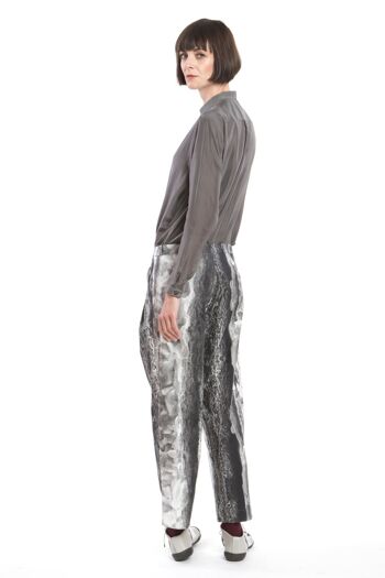 Pantalon plissé motif glace 4