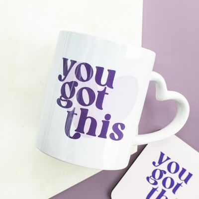 You Got This! Purple Heart Mug