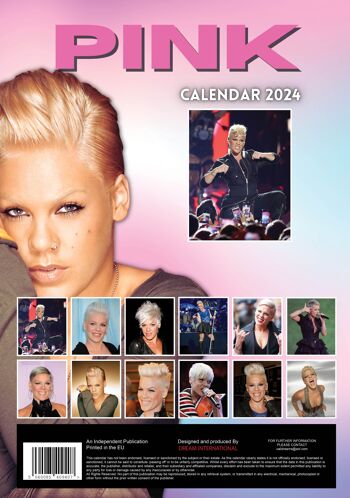 Calendrier 2024 Pink 2