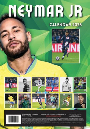 Calendrier 2025 Neymar football 3