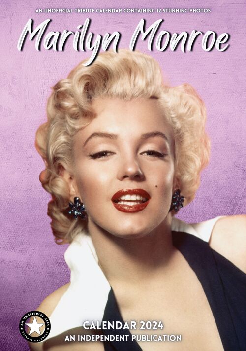 Calendrier 2024 Marilyn Monroe actrice