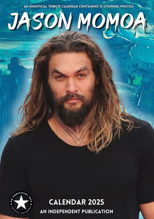 Calendrier 2025 Jason Momoa acteur game of throne et justice league