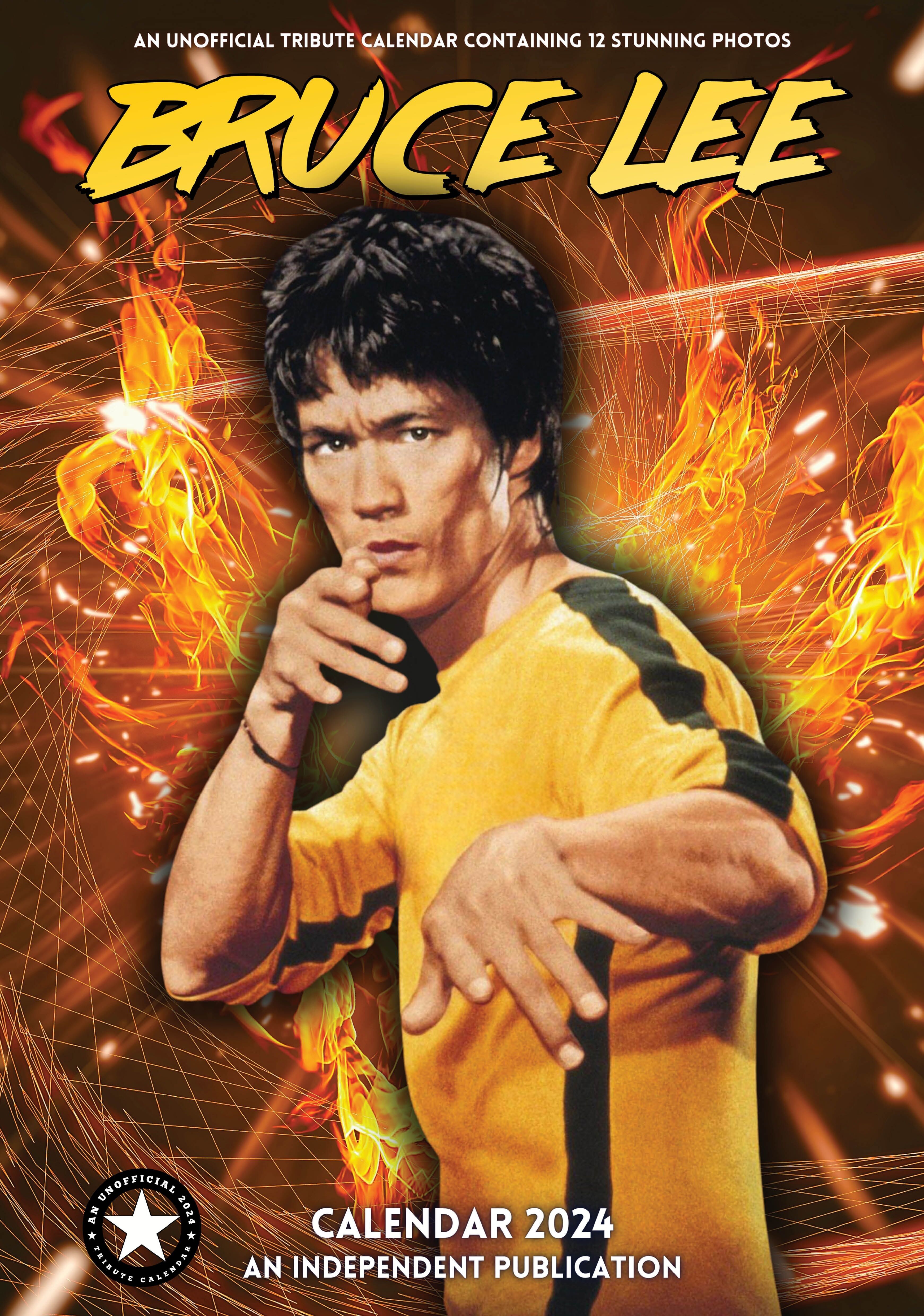 Calendario 2024 Attore di Bruce Lee