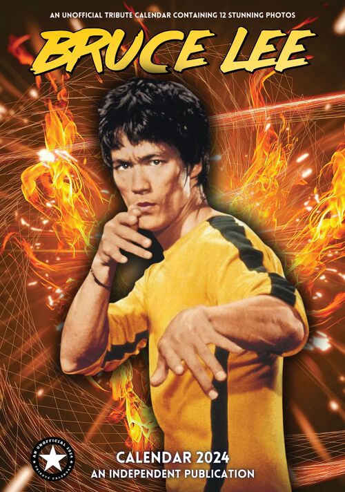 Calendrier 2024 Bruce lee acteur