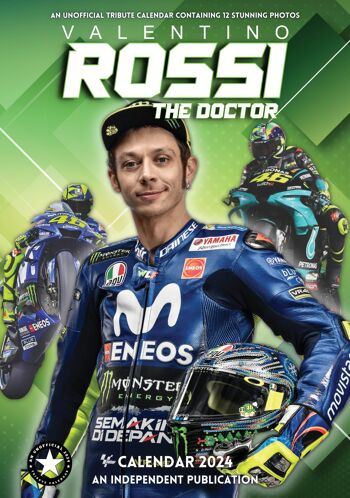 Calendrier 2024 Valentino Rossi pilote moto 1