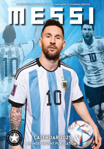 Calendrier 2025 Lionel Messi Football 1