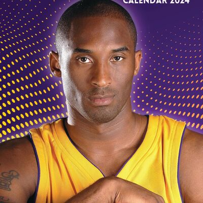 Calendario 2024 Kobe Bryant jugador de baloncesto