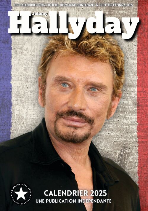 Calendrier 2025 Johnny Hallyday