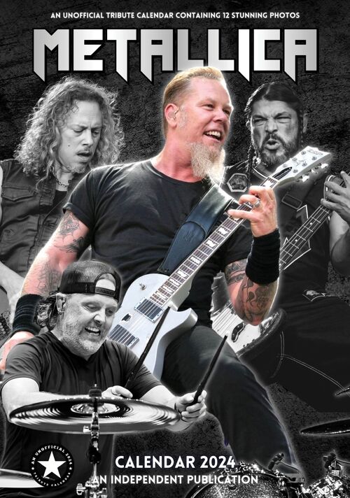 Calendrier 2024 Metallica heavy metal americain