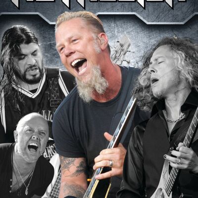 Calendario 2025 Metallica Heavy metal americano.