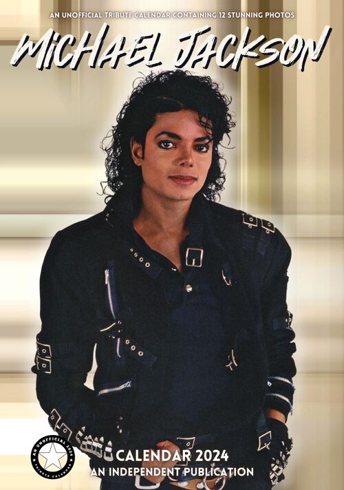 Calendrier 2024 Michael Jackson chanteur pop