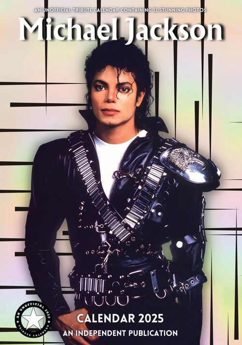 Calendrier 2025 Michael Jackson chanteur pop