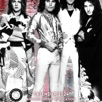 Calendrier 2024 Queen groupe chanteur Freddy Mercury