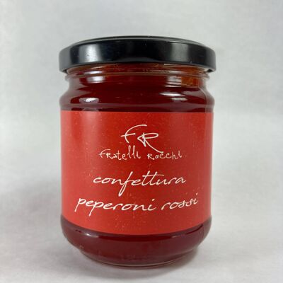 CONFITURE DE POIVRONS ROUGES -250 gr