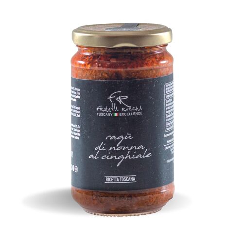 RAGU DI NONNA AL CINGHIALE 290gr