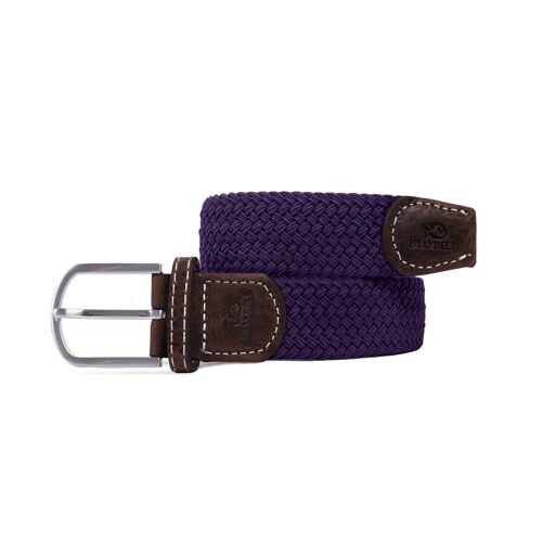 Ceinture tressée élastique Violet astral