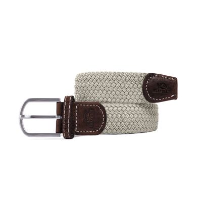 Elastic braided belt Natural
