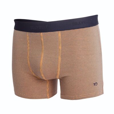 Orange Stripes organic cotton boxer shorts